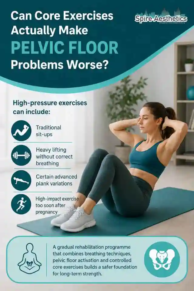 Can Strengthening Your Core Alone Actually Make Pelvic Floor Problems Worse Warwickshire?